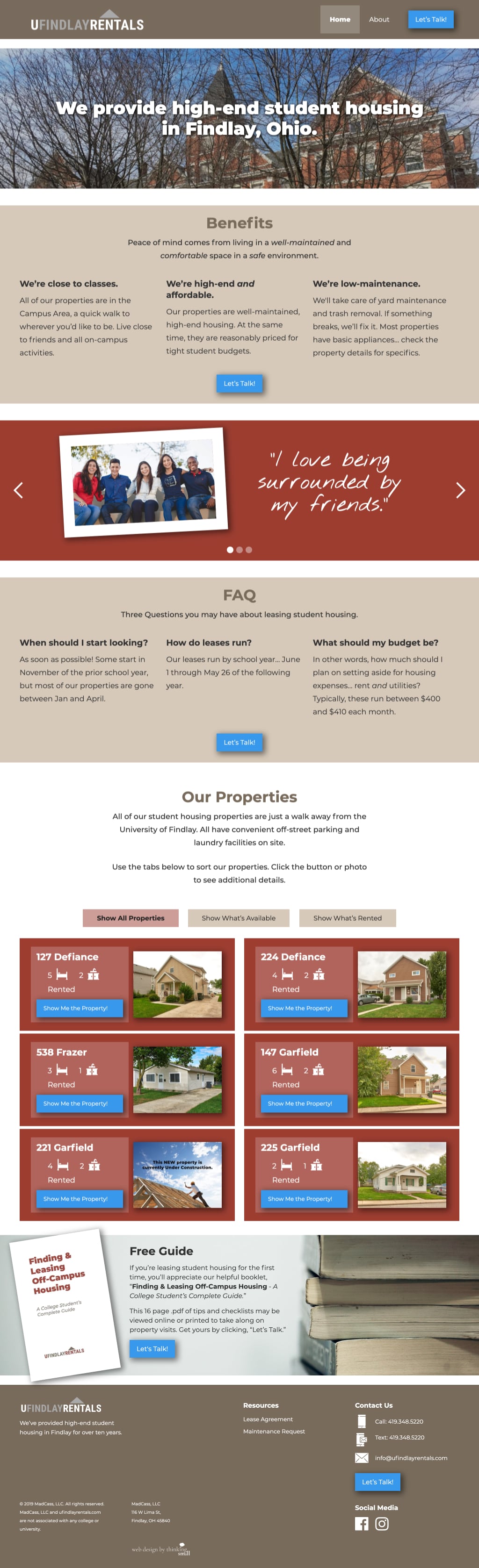 UFR Web Page